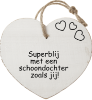 Superblij 
met een 
schoondochter 
zoals jij!