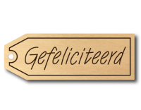 NL31 Gefeliciteerd (Donker)