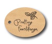 40 Prettige feestdagen (ovaal)